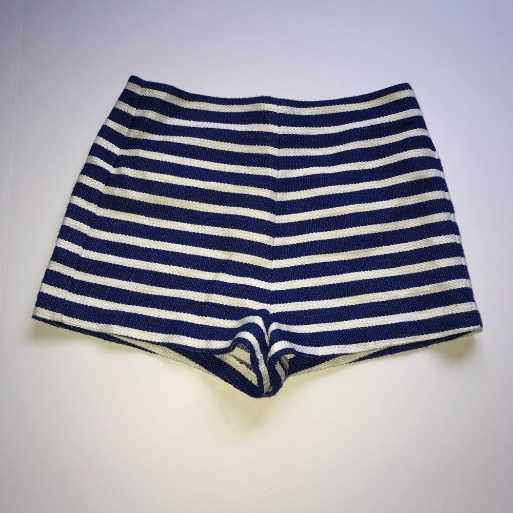 Forever 21 high waisted striped shorts